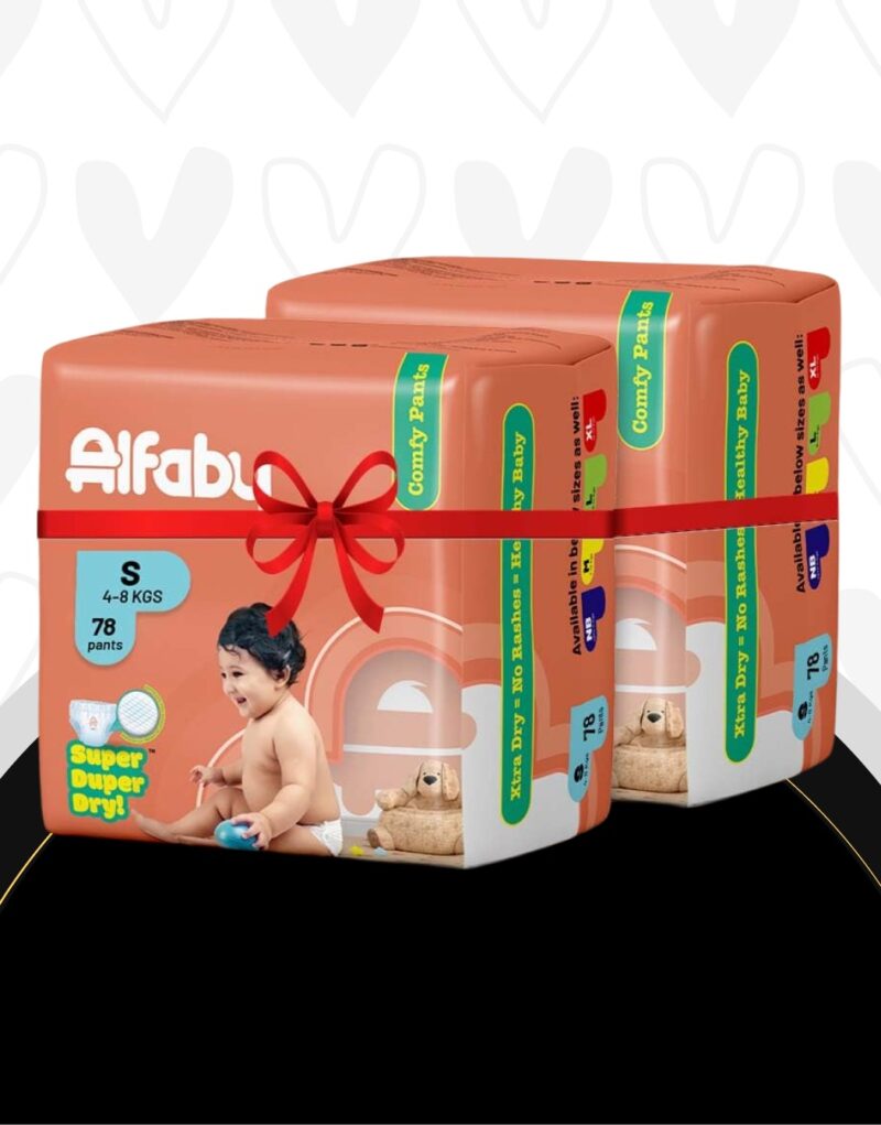 Alfaby Baby Diaper Pants for Babies 7–14 kg | Daily Use Diapers